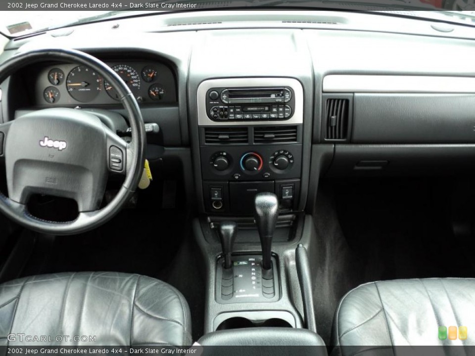 Dark Slate Gray Interior Dashboard for the 2002 Jeep Grand Cherokee Laredo 4x4 #49488213