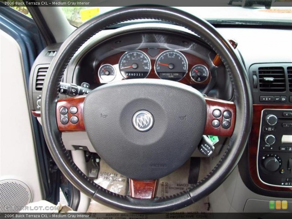 Medium Gray Interior Steering Wheel for the 2006 Buick Terraza CXL #49488687