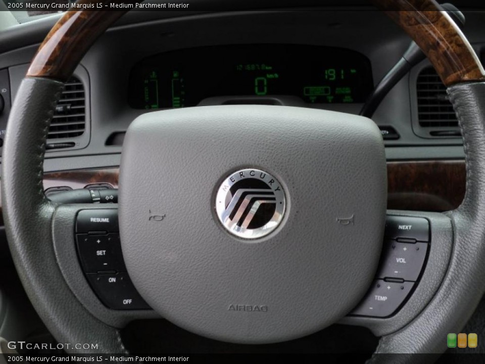 Medium Parchment Interior Steering Wheel for the 2005 Mercury Grand Marquis LS #49488951
