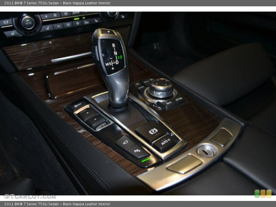Black Nappa Leather Interior Transmission for the 2011 BMW 7 Series 750Li Sedan #49489644
