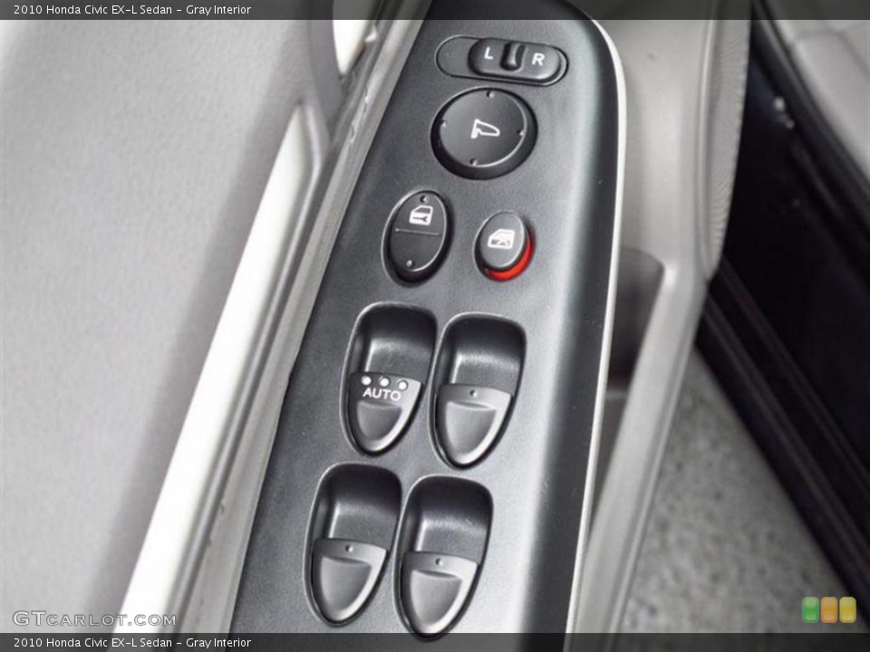 Gray Interior Controls for the 2010 Honda Civic EX-L Sedan #49489662