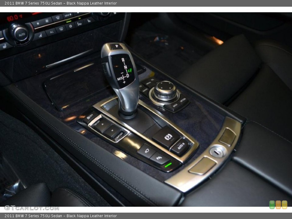 Black Nappa Leather Interior Transmission for the 2011 BMW 7 Series 750Li Sedan #49490046
