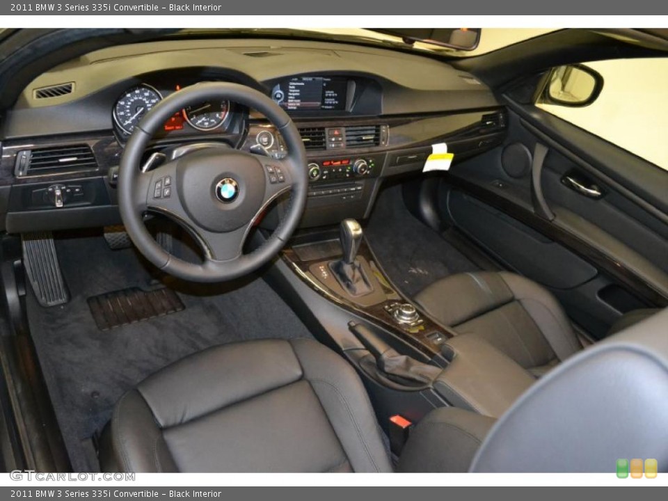 Black Interior Photo for the 2011 BMW 3 Series 335i Convertible #49490196