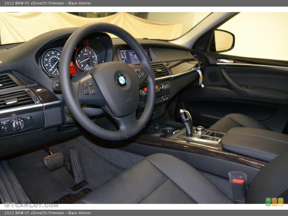 Black Interior Photo for the 2012 BMW X5 xDrive35i Premium #49492179
