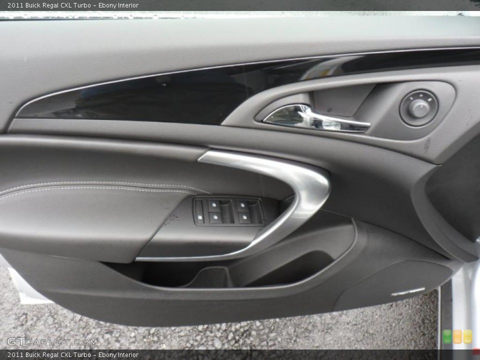 Ebony Interior Door Panel for the 2011 Buick Regal CXL Turbo #49495446