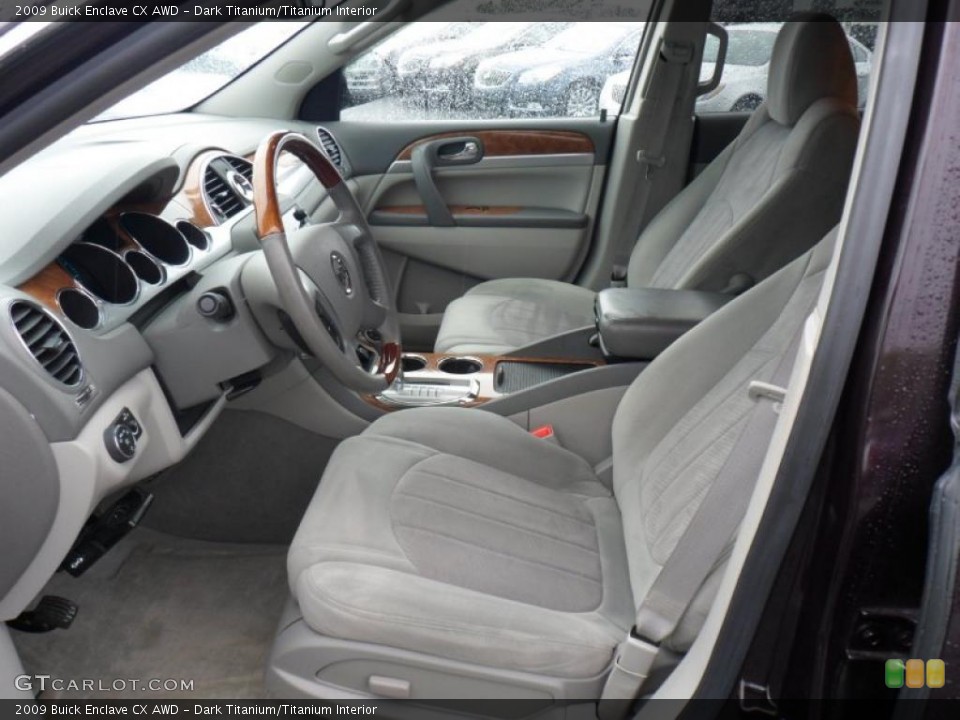 Dark Titanium/Titanium Interior Photo for the 2009 Buick Enclave CX AWD #49495719