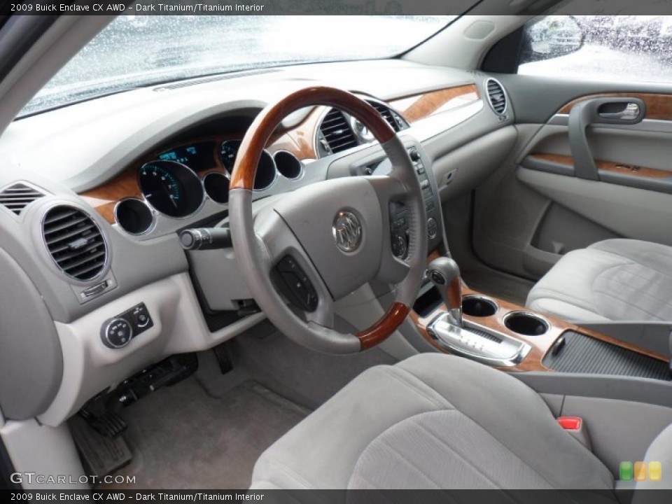 Dark Titanium/Titanium Interior Photo for the 2009 Buick Enclave CX AWD #49495734