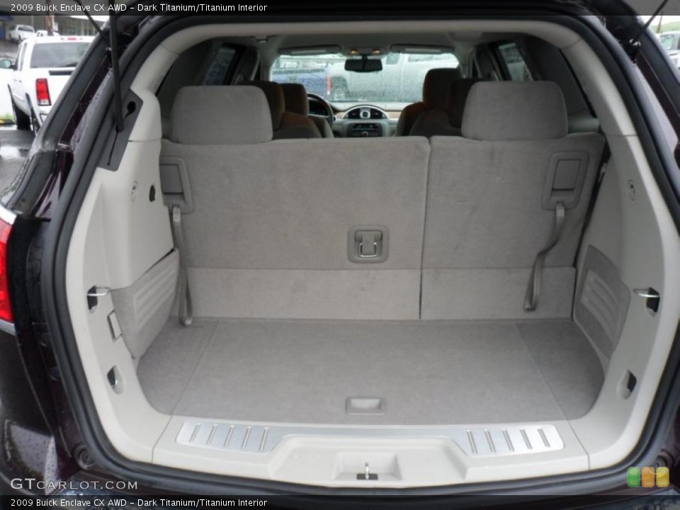 Dark Titanium/Titanium Interior Trunk for the 2009 Buick Enclave CX AWD #49495794