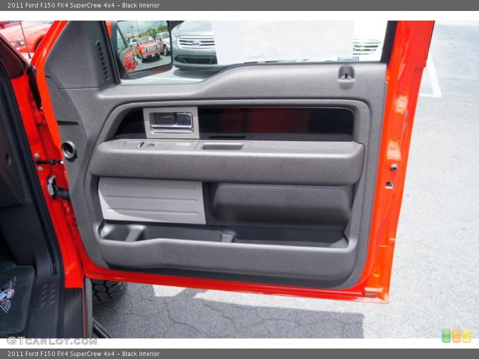 Black Interior Door Panel for the 2011 Ford F150 FX4 SuperCrew 4x4 #49495857