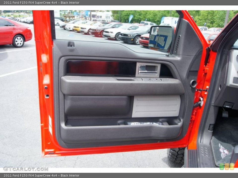 Black Interior Door Panel for the 2011 Ford F150 FX4 SuperCrew 4x4 #49496085