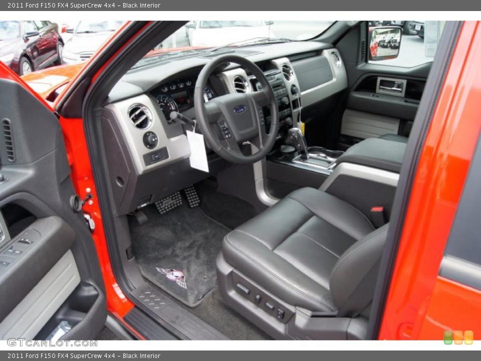 Black Interior Dashboard for the 2011 Ford F150 FX4 SuperCrew 4x4 #49496118