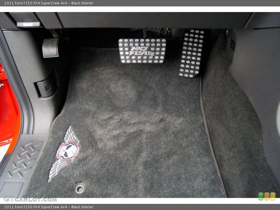 Black Interior Controls for the 2011 Ford F150 FX4 SuperCrew 4x4 #49496403