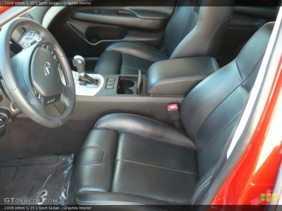 Graphite Interior Photo for the 2008 Infiniti G 35 S Sport Sedan #49498590