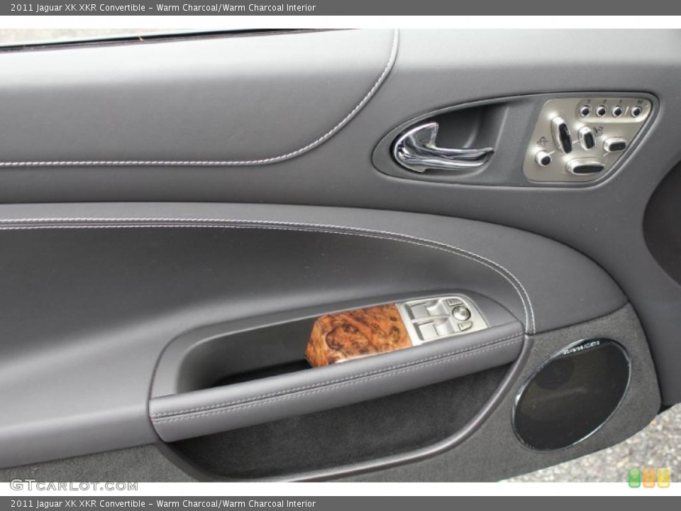 Warm Charcoal/Warm Charcoal Interior Door Panel for the 2011 Jaguar XK XKR Convertible #49500126