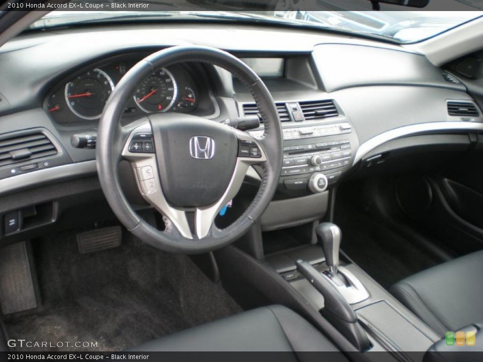 Black Interior Photo for the 2010 Honda Accord EX-L Coupe #49500132