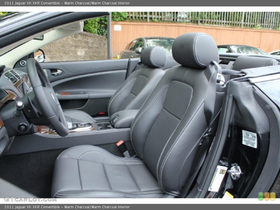 Warm Charcoal/Warm Charcoal Interior Photo for the 2011 Jaguar XK XKR Convertible #49500156