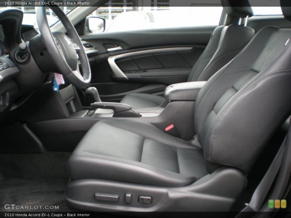 Black Interior Photo for the 2010 Honda Accord EX-L Coupe #49500162