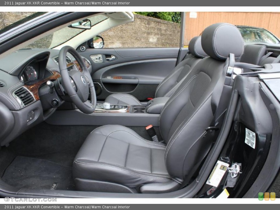 Warm Charcoal/Warm Charcoal Interior Photo for the 2011 Jaguar XK XKR Convertible #49500171