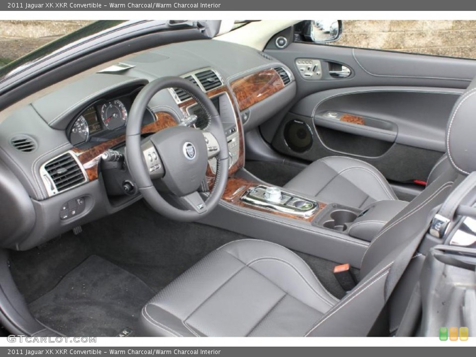 Warm Charcoal/Warm Charcoal Interior Photo for the 2011 Jaguar XK XKR Convertible #49500186