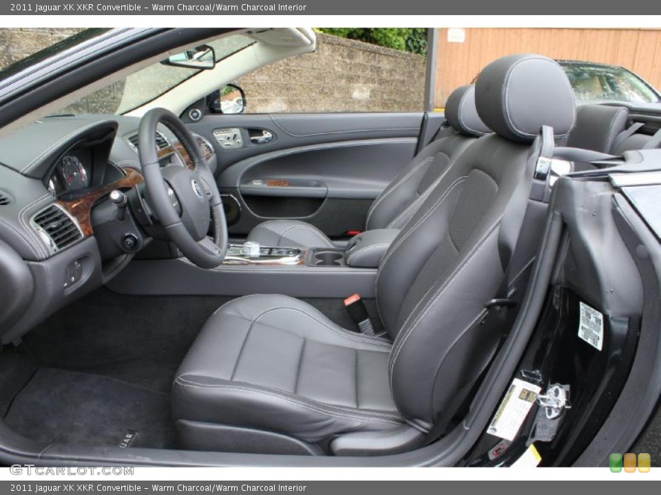 Warm Charcoal/Warm Charcoal Interior Photo for the 2011 Jaguar XK XKR Convertible #49500201
