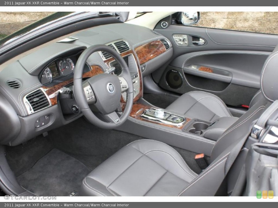 Warm Charcoal/Warm Charcoal Interior Photo for the 2011 Jaguar XK XKR Convertible #49500213