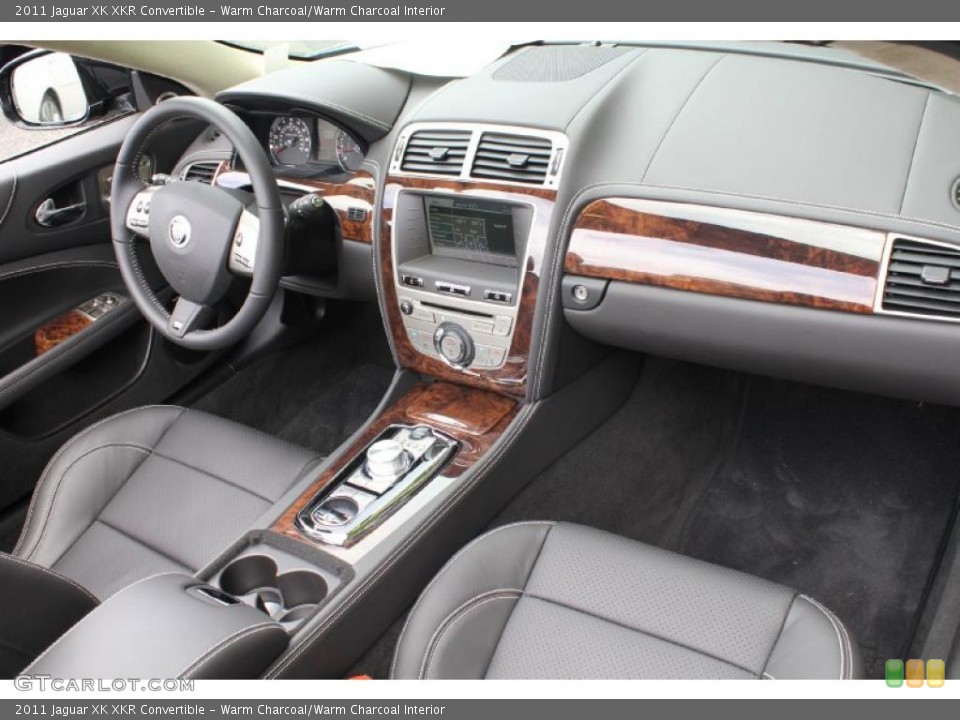 Warm Charcoal/Warm Charcoal Interior Photo for the 2011 Jaguar XK XKR Convertible #49500363