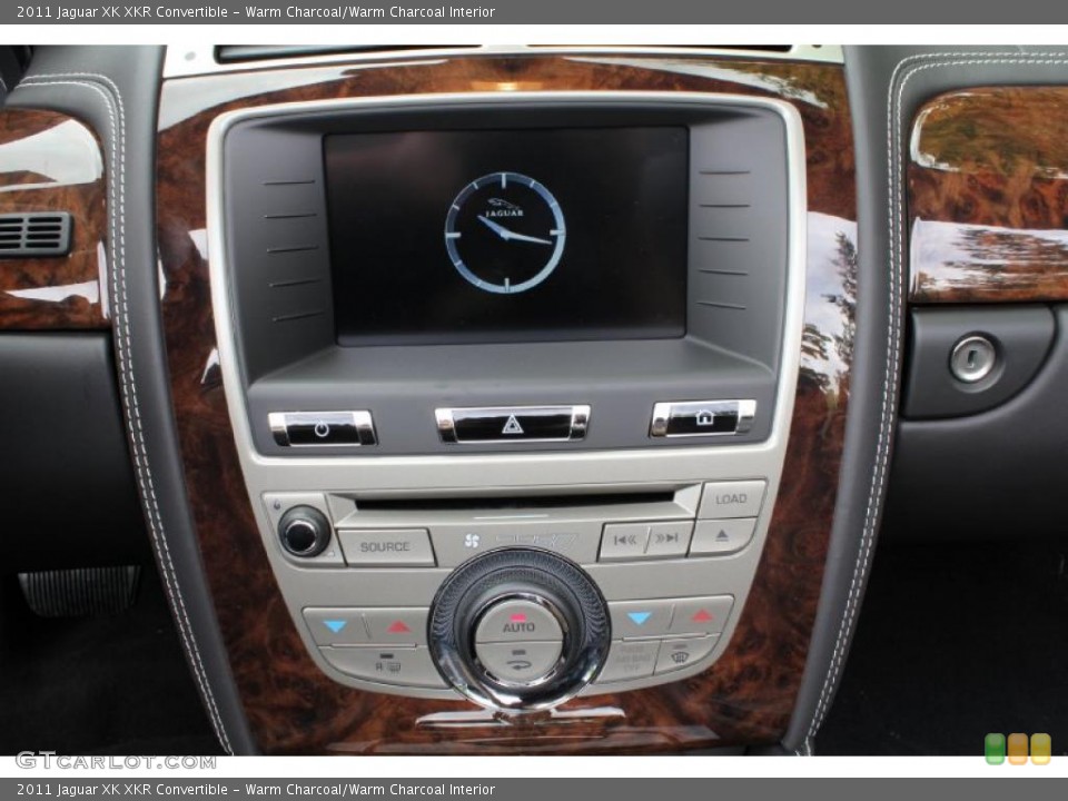 Warm Charcoal/Warm Charcoal Interior Controls for the 2011 Jaguar XK XKR Convertible #49500378