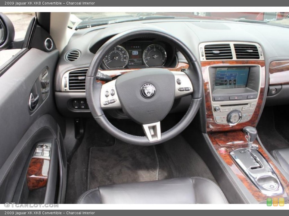Charcoal Interior Dashboard for the 2009 Jaguar XK XK8 Convertible #49500705
