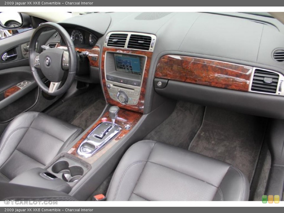 Charcoal Interior Dashboard for the 2009 Jaguar XK XK8 Convertible #49500789