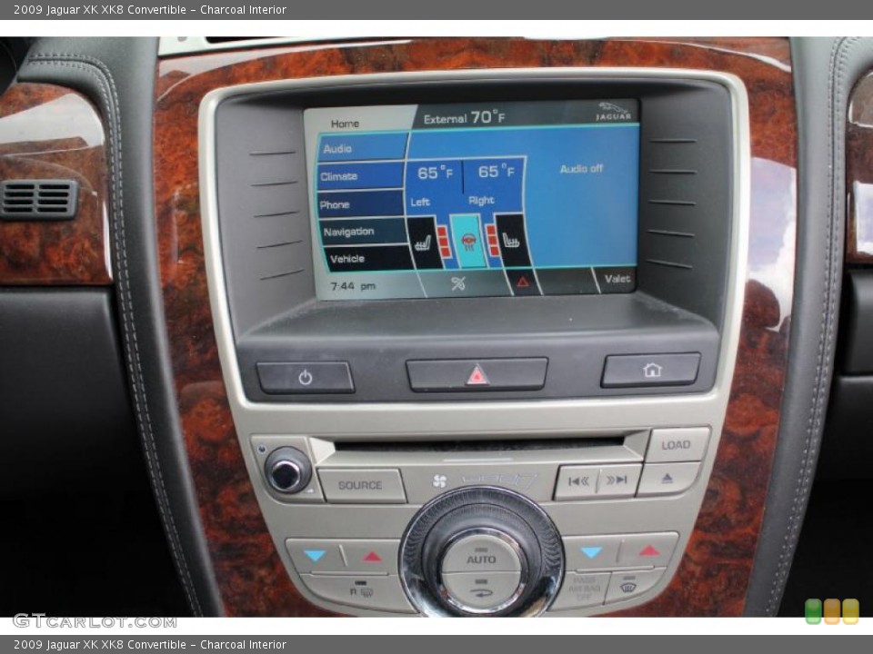 Charcoal Interior Controls for the 2009 Jaguar XK XK8 Convertible #49500816