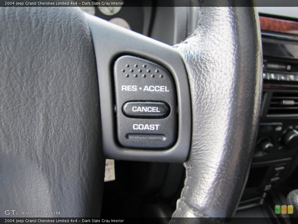 Dark Slate Gray Interior Controls for the 2004 Jeep Grand Cherokee Limited 4x4 #49502871