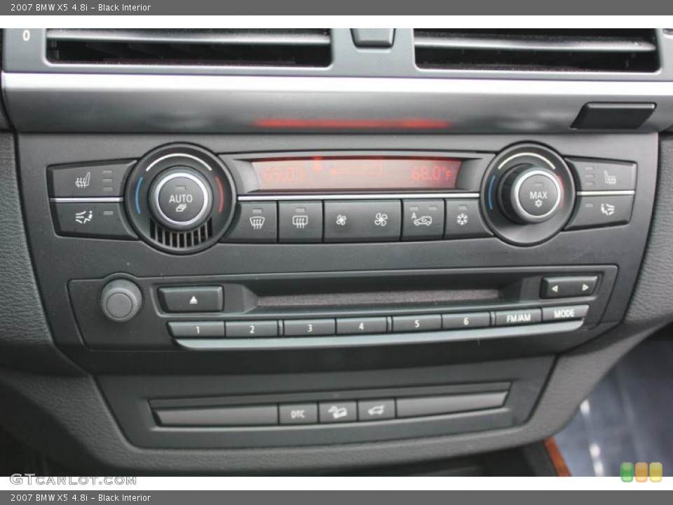 Black Interior Controls for the 2007 BMW X5 4.8i #49503012