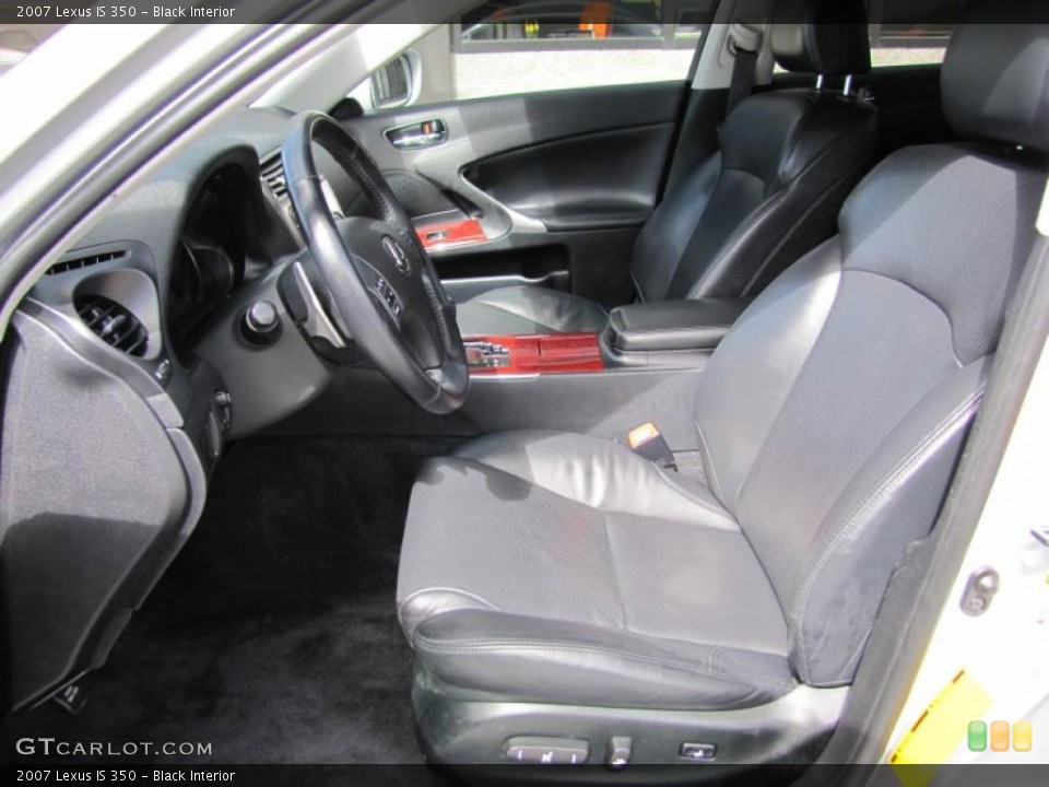 Black Interior Photo for the 2007 Lexus IS 350 #49503277