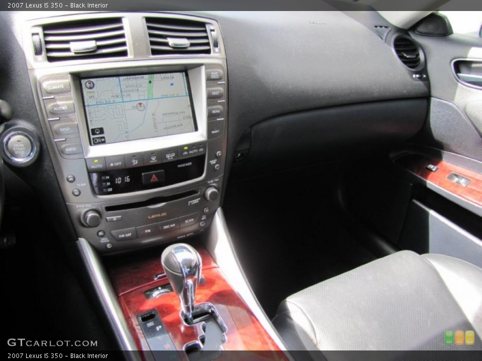 Black Interior Dashboard for the 2007 Lexus IS 350 #49503429