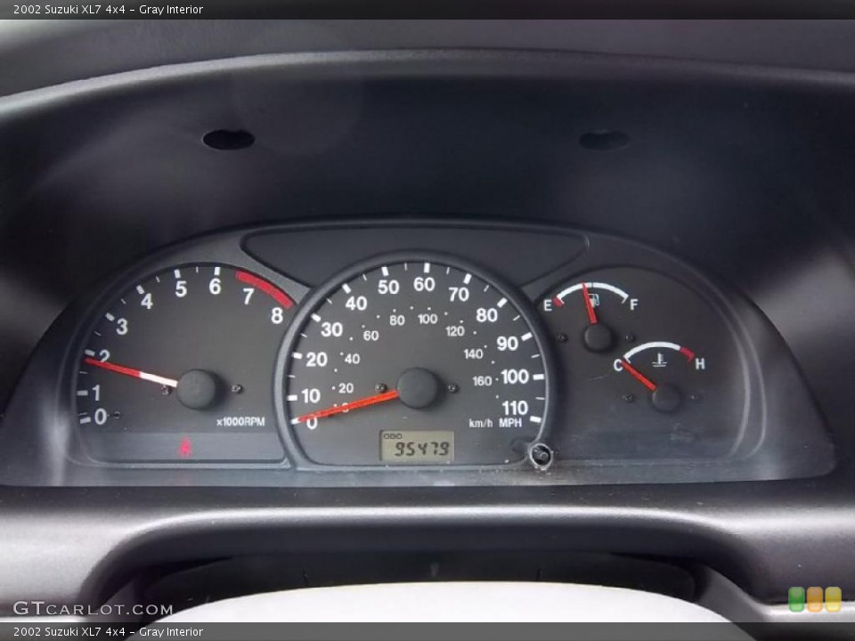 Gray Interior Gauges for the 2002 Suzuki XL7 4x4 #49507455