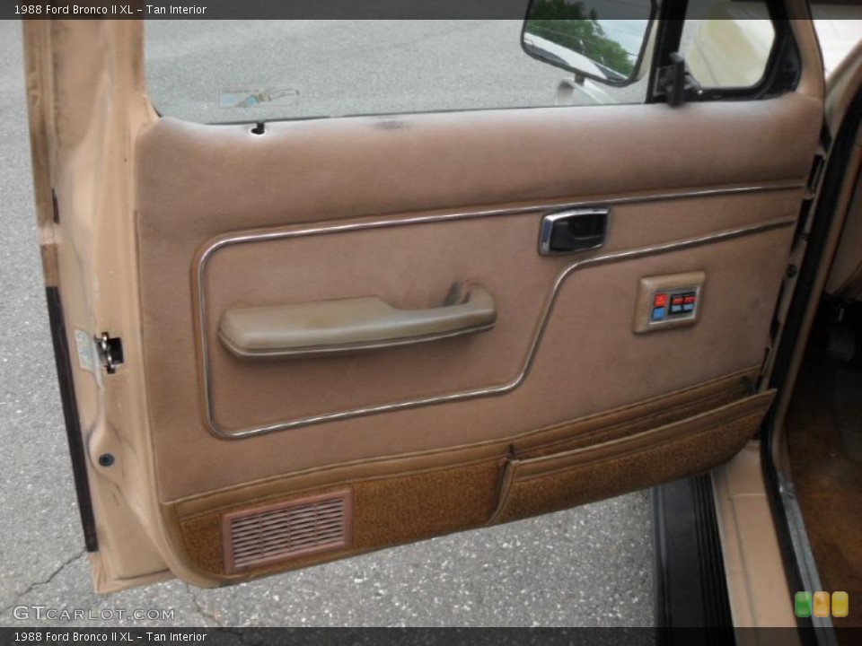 Tan Interior Door Panel for the 1988 Ford Bronco II XL #49515350