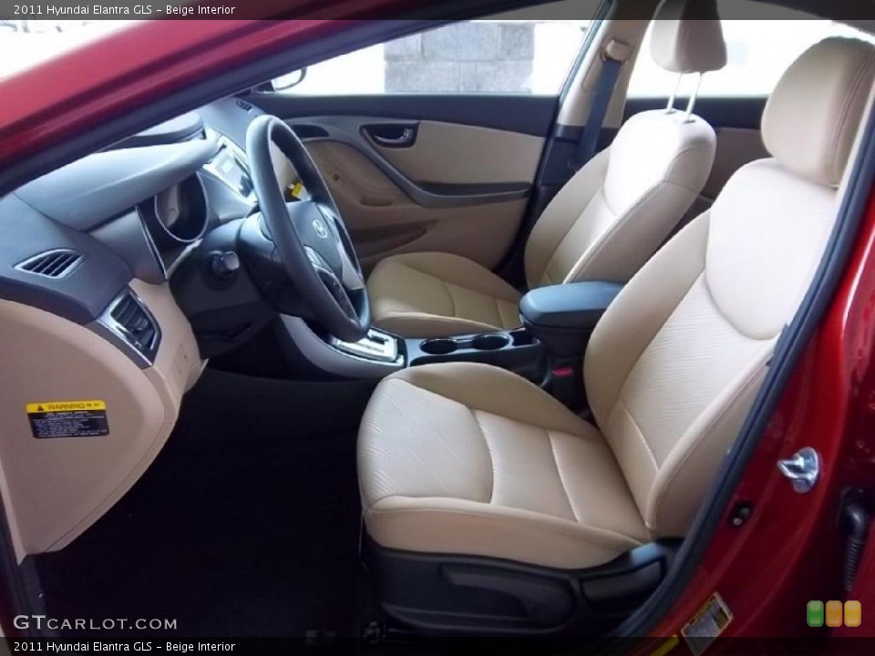 Beige Interior Photo for the 2011 Hyundai Elantra GLS #49517093