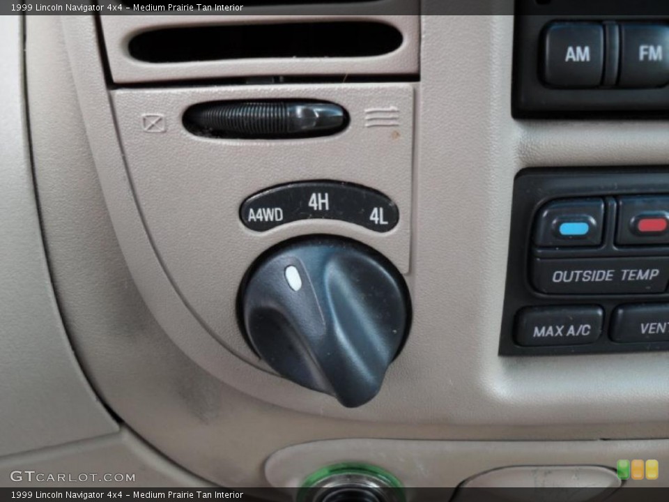 Medium Prairie Tan Interior Controls for the 1999 Lincoln Navigator 4x4 #49517171