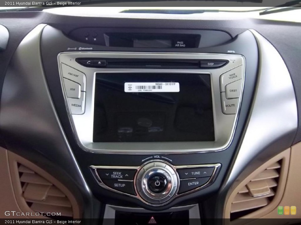 Beige Interior Controls for the 2011 Hyundai Elantra GLS #49517231