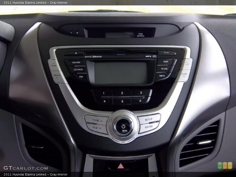 Gray Interior Controls for the 2011 Hyundai Elantra Limited #49517639