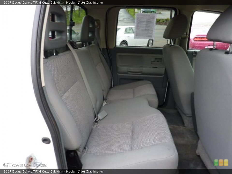 Medium Slate Gray Interior Photo for the 2007 Dodge Dakota TRX4 Quad Cab 4x4 #49517738