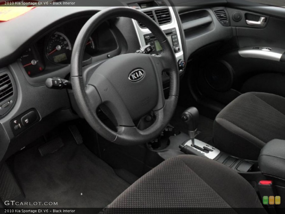 Black Interior Photo for the 2010 Kia Sportage EX V6 #49517783