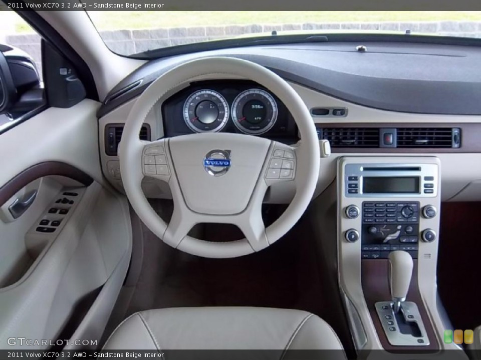 Sandstone Beige Interior Dashboard for the 2011 Volvo XC70 3.2 AWD #49518017