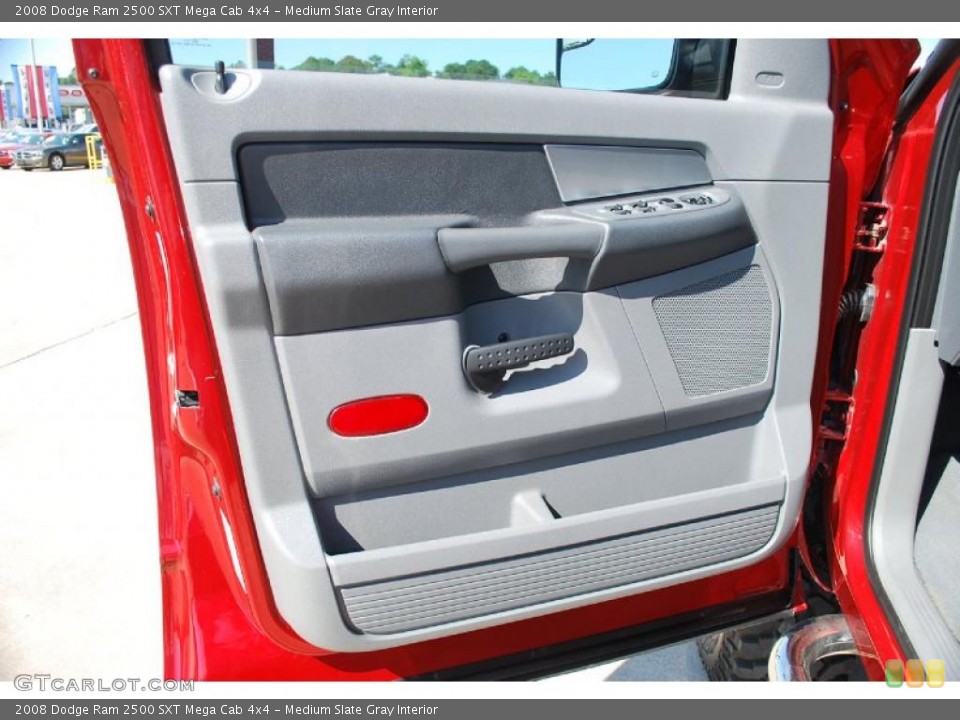 Medium Slate Gray Interior Door Panel for the 2008 Dodge Ram 2500 SXT Mega Cab 4x4 #49518812