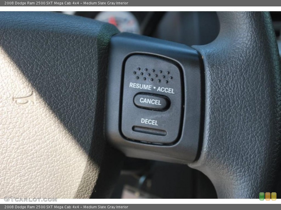 Medium Slate Gray Interior Controls for the 2008 Dodge Ram 2500 SXT Mega Cab 4x4 #49518920
