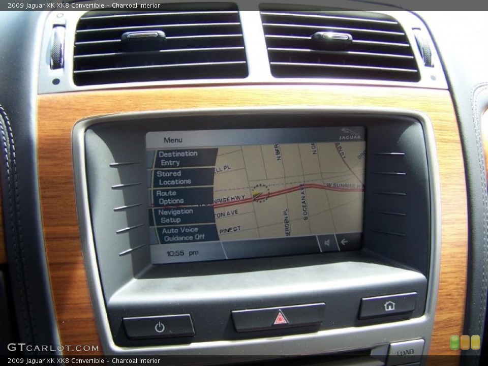 Charcoal Interior Navigation for the 2009 Jaguar XK XK8 Convertible #49519820