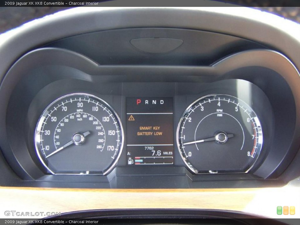 Charcoal Interior Gauges for the 2009 Jaguar XK XK8 Convertible #49519937