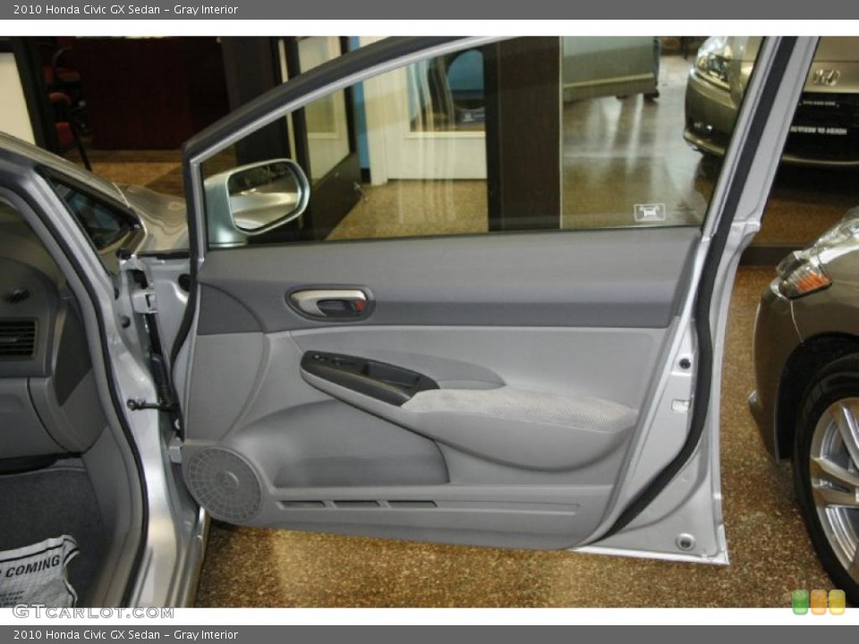 Gray Interior Door Panel for the 2010 Honda Civic GX Sedan #49522325