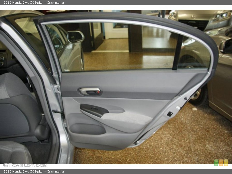Gray Interior Door Panel for the 2010 Honda Civic GX Sedan #49522339