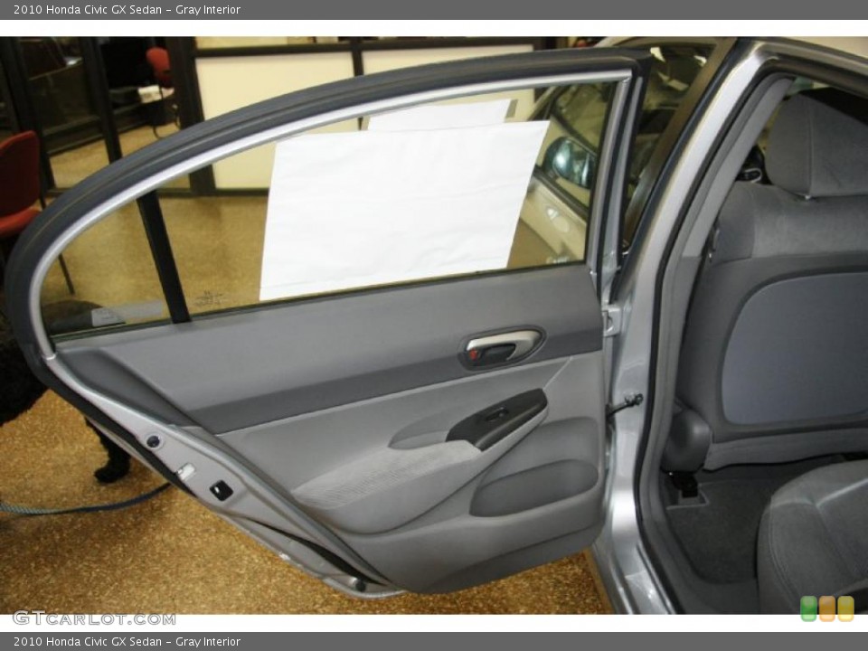 Gray Interior Door Panel for the 2010 Honda Civic GX Sedan #49522357